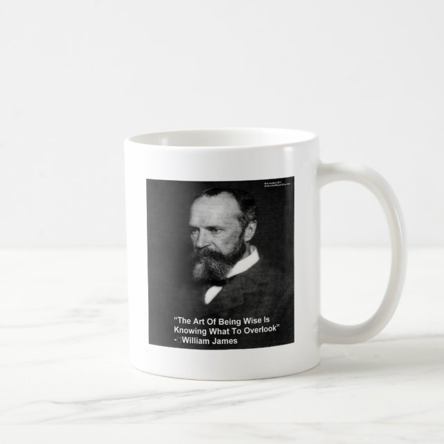 Wm James Citation "Être Sage" Cartes Cadeaux Mugs  (Droite)