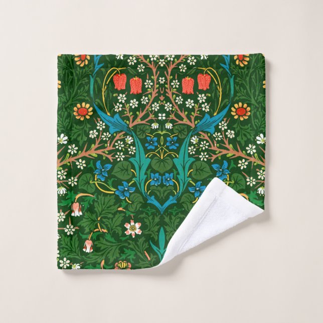 WM Morris Blackthorn Motif Art nouveau (Gant de toilette)