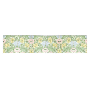 Wm Morris Myrtle Floral Art Nouveau Bright Short Table Runner