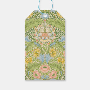 Wm Morris Myrtle Floral Art Nouveau Pastel Gift Tags