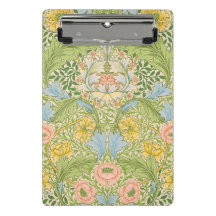 Wm Morris Myrtle Floral Art Nouveau Pastel