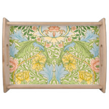 Wm Morris Myrtle Floral Art Nouveau Pastel