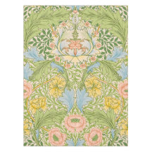 Wm Morris Myrtle Floral Art Nouveau Pastel