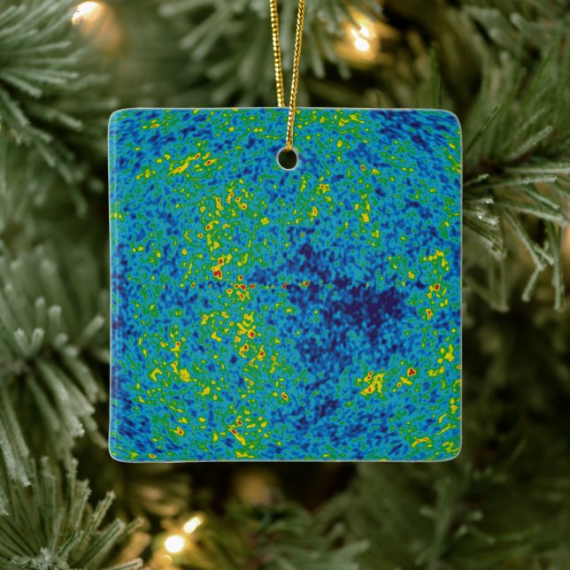 WMAP Microwave Anisotropy Probe Universe Map Ceramic Ornament (Tree)