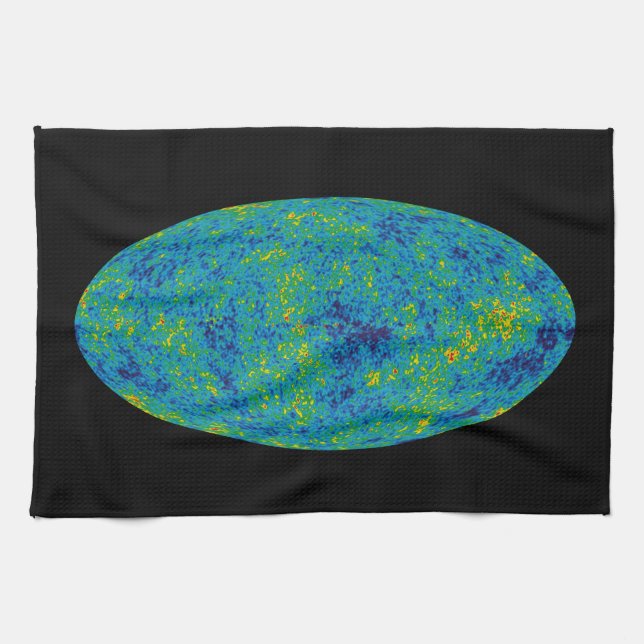 WMAP Microwave Anisotropy Probe Universe Map Kitchen Towel (Horizontal)