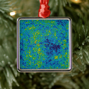 WMAP Microwave Anisotropy Probe Universe Map Metal Ornament