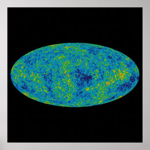 WMAP Microwave Anisotropy Probe Universe Map Poster