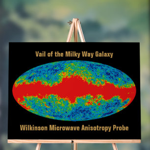 WMAP, Vail of Milky Way Galaxy Over Universe   Acrylic Sign
