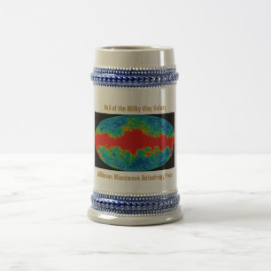 WMAP, Vail of Milky Way Galaxy Over Universe Beer Stein