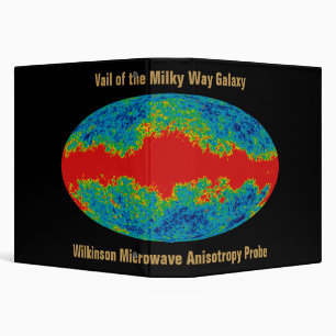 WMAP, Vail of Milky Way Galaxy Over Universe   Binder