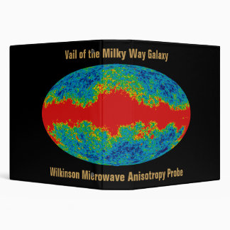 WMAP, Vail of Milky Way Galaxy Over Universe   Binder