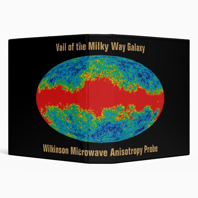 WMAP, Vail of Milky Way Galaxy Over Universe   Binder (Background)