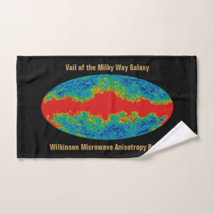 WMAP, Vail of Milky Way Galaxy Over Universe   Hand Towel