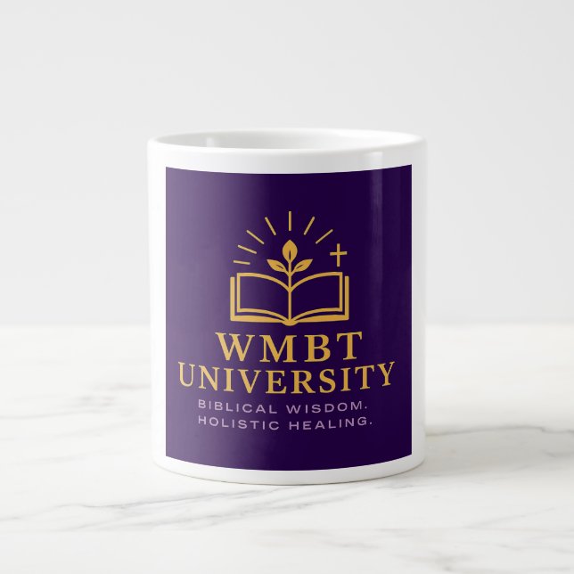 WMBT University  Business & Health Large Coffee Mug (Front)