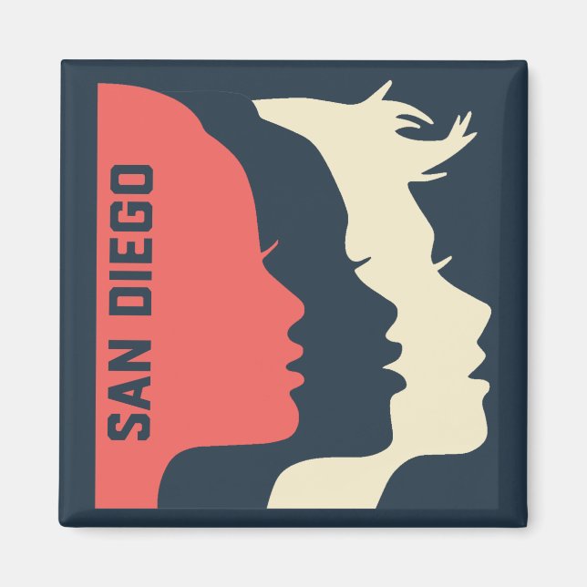 WMSD - Magnet des profils de logos généraux (Devant)