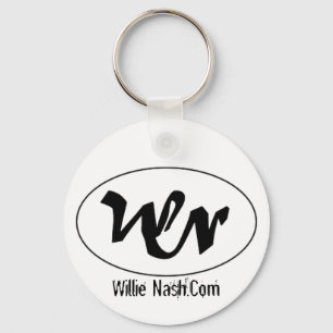 wn logo, Willie Nash.Com Keychain