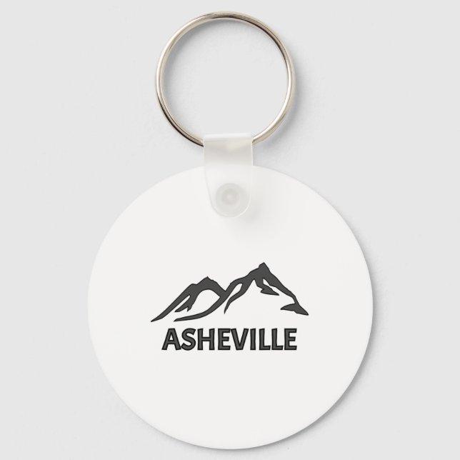 Wnc Asheville Mountains Nc Blue Ridge North Caroli Keychain (Front)