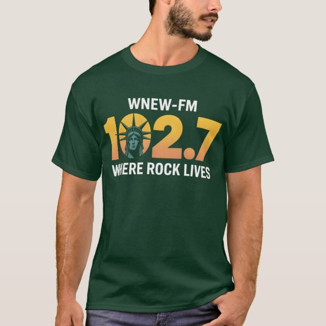 WNEW-FM 102.7 T-Shirt (Front)
