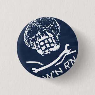 W'nR'n Blue about you Skull button