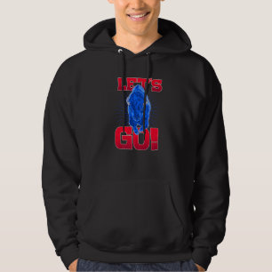 WNY Pride   Red & Blue Buffalo  Let's Go Buffalo Hoodie