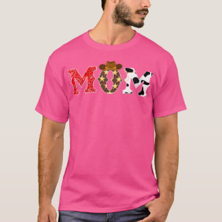 Wo Cowboy Mom Western Rodeo Theme Birthday Party M T-Shirt