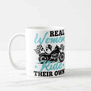 Wo Funny Motorcycle Lover For Women And Girls Moto Coffee Mug