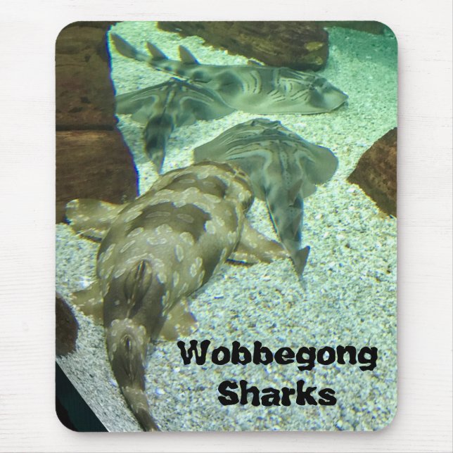 Wobbegong Sharks Mouse Pad (Front)