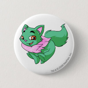 Wocky Green 2 Inch Round Button