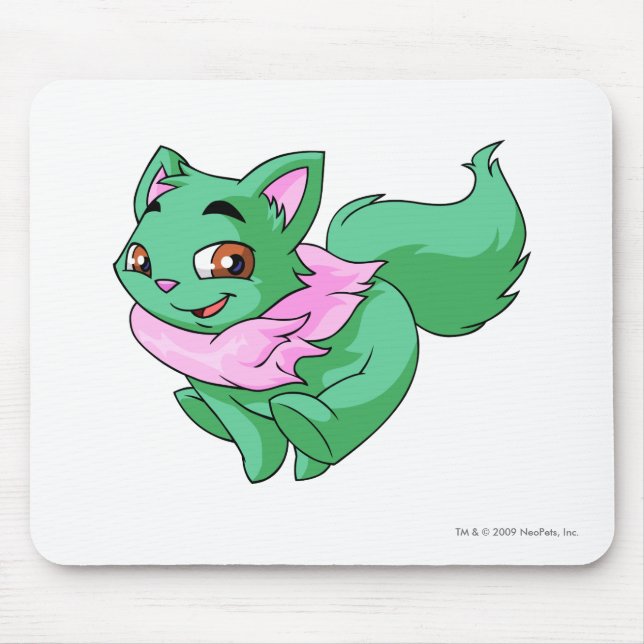 Wocky Green Mouse Pad (Front)