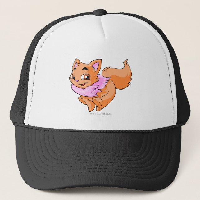 Wocky Orange Trucker Hat (Front)