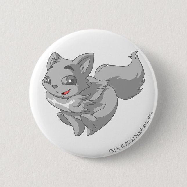 Wocky Silver 2 Inch Round Button (Front)