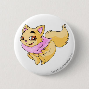 Wocky Yellow 2 Inch Round Button
