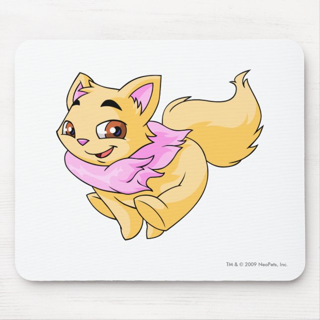 Wocky Yellow Mouse Pad (Front)