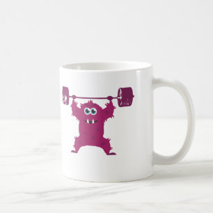 WOD Monster (Cute Barbell Snatch Monster) Coffee Mug