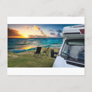 Wohnmobil am Meer Kaffeetasse Postcard