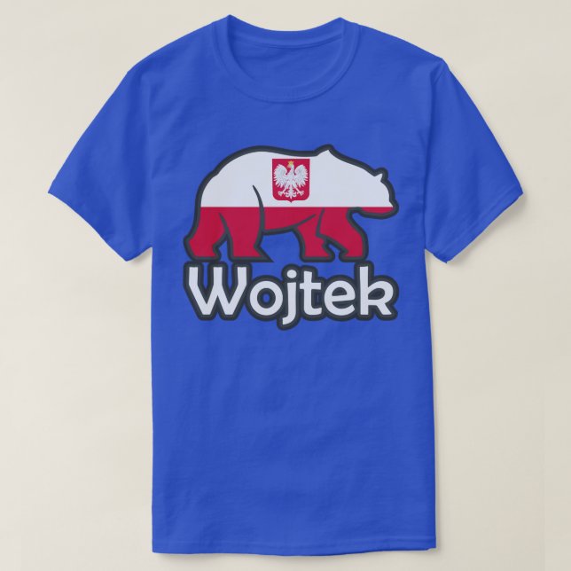 Wojtek the bear Polish Soldier Bear T-Shirt (Design Front)