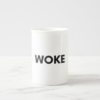 woke bone china mug