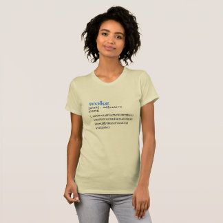 Woke defined in cream T-Shirt