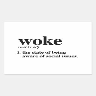 Woke Definition Sticker