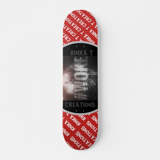#WOKE Rojo Skateboard (Front)