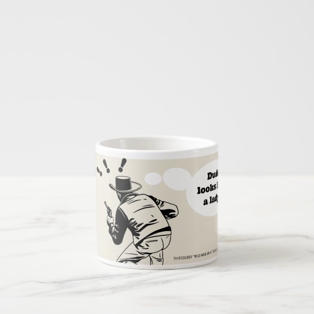 "Woke sauvage" Espresso Mug (Devant)