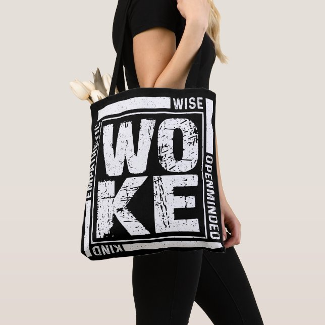 Woke Tote Bag (Close Up)