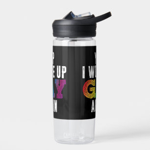 Woke Up Gay - Pride Rainbow Queer Gay CSD Party LG Water Bottle