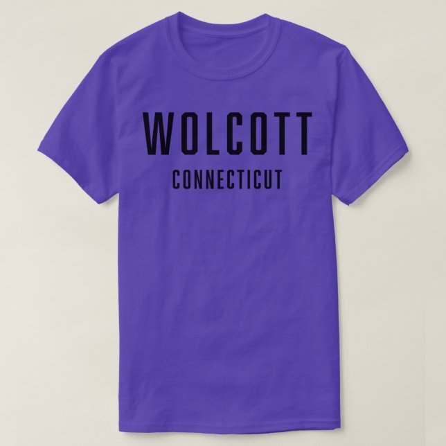 Wolcott Connecticut TShirt (Design Front)