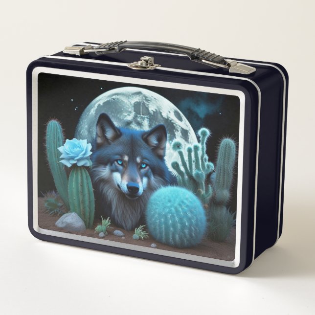 Wolf18: Metal Lunch Box (Front)