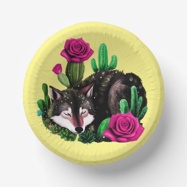 Wolf24: Paper Plate (Front)