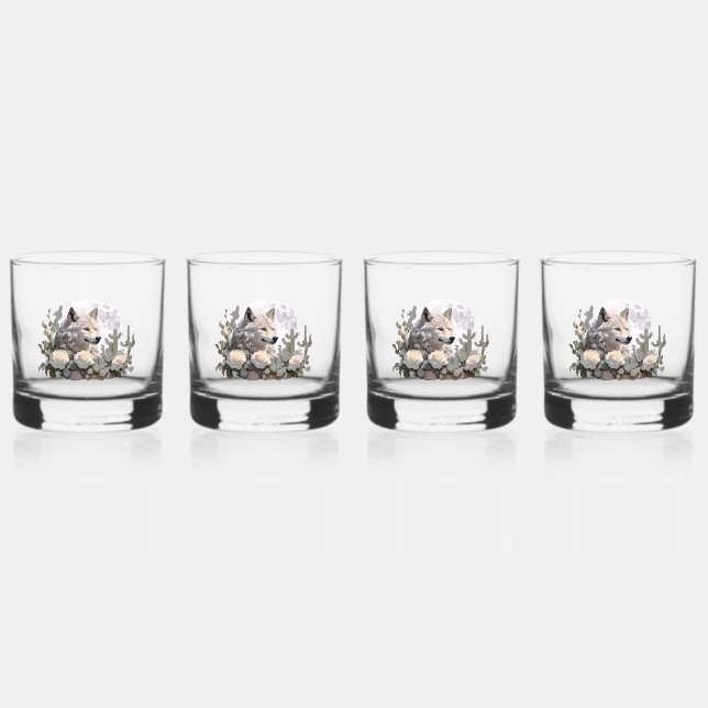 Wolf32: Whiskey Glass (Front)