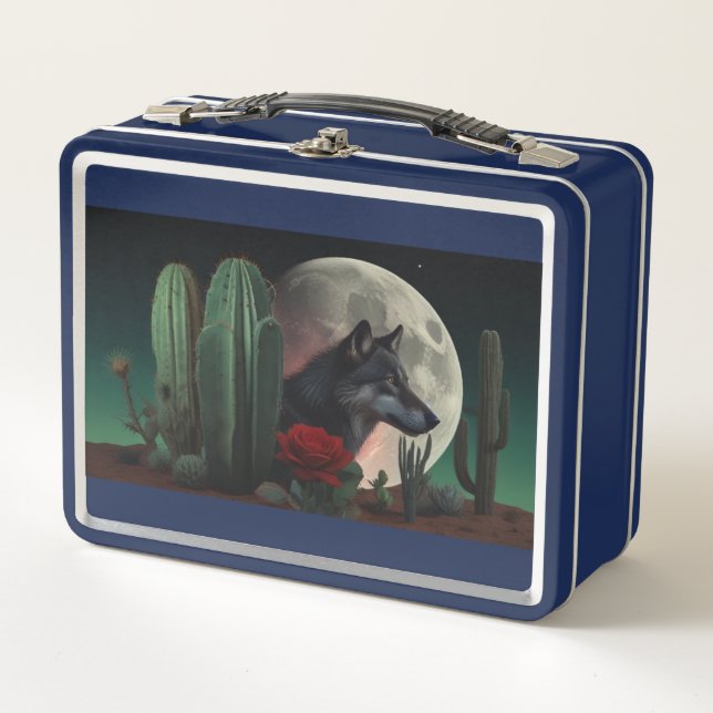 Wolf7 Metal Lunch Box (Front)