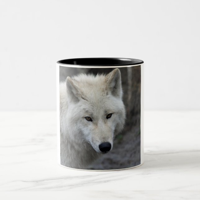 Wolf 015 Two-Tone coffee mug (Center)