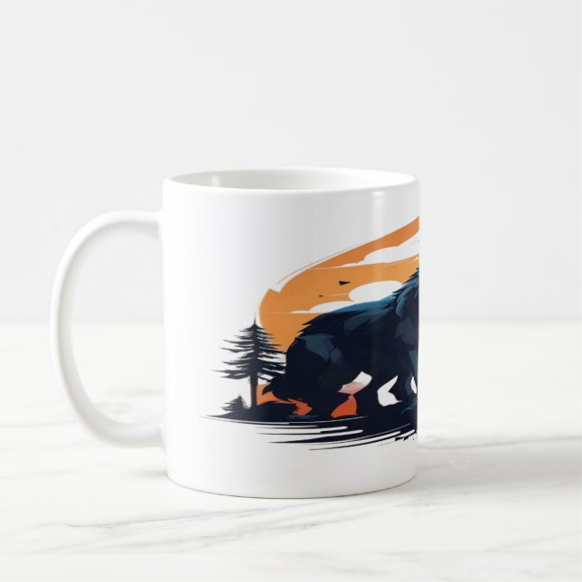Wolf 06 coffee mug (Left)